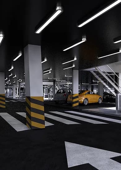 подземный паркинг 